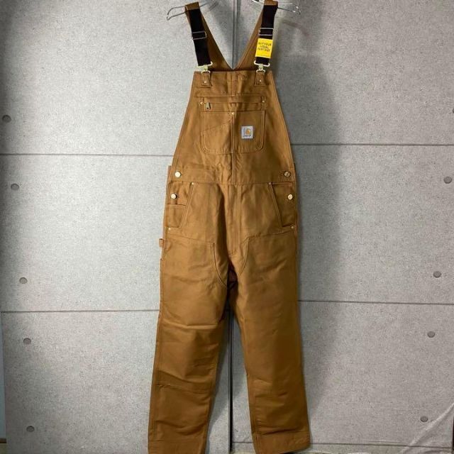 carhartt - 【新品未使用】 カーハート オーバーオール サロペット ブラウン パンツの通販 by 古着屋NICE GUY｜カーハート