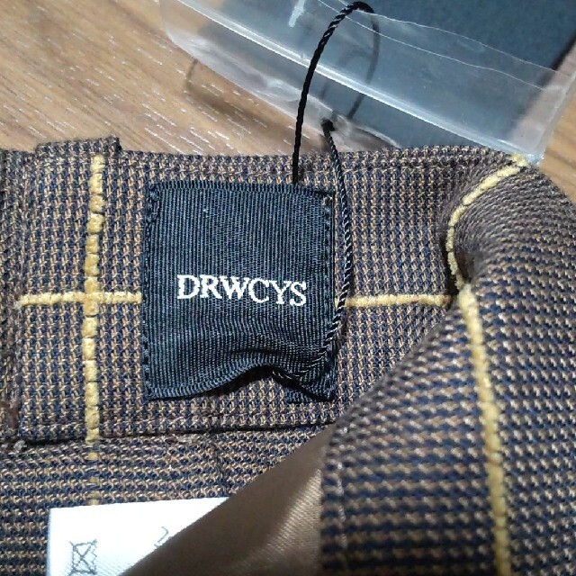 新品 DRWCYS ドロシーズ リボン センタープレス パンツ ベルト チェック 6