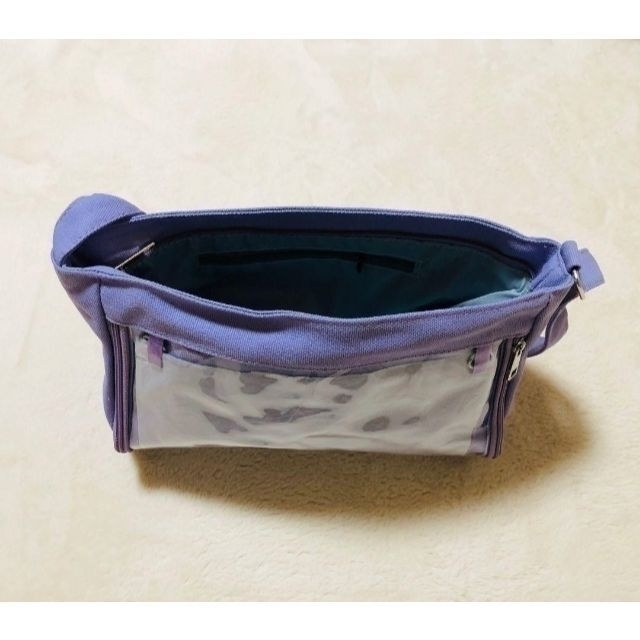 ぴよりん様専新品 痛バッグ デコレーション 紫  ショルダーバッグ レディースのバッグ(ショルダーバッグ)の商品写真