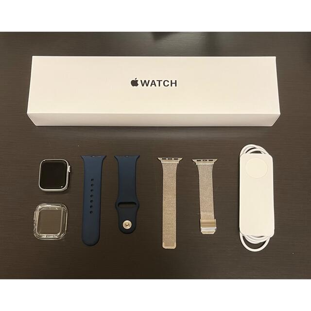 Apple Watch SE (第1世代) 40mm シルバー GPSモデル - 腕時計(デジタル)