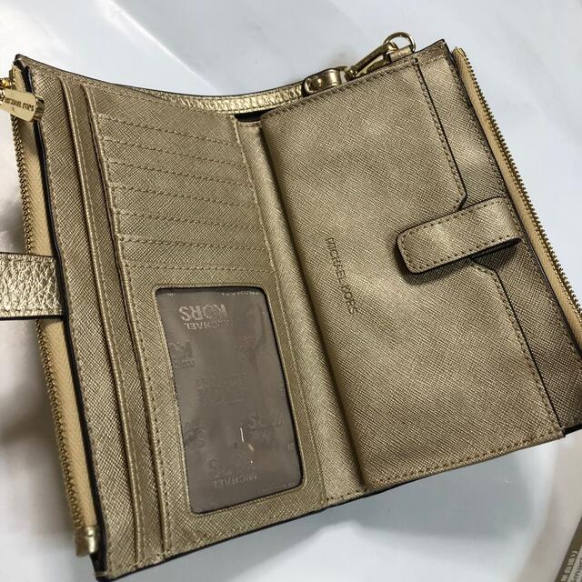 MICHAEL KORS♡ストライプ付き♡マルチ長財布