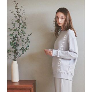 ジェラートピケ(gelato pique)の【UNISEX】裏毛プルオーバー＆ロングパンツSET(ルームウェア)