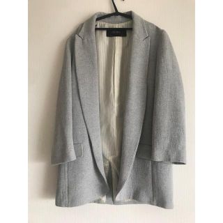 ザラ(ZARA)のZARA ボタンレス　ジャケット(テーラードジャケット)