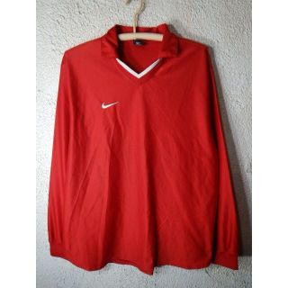 ナイキ(NIKE)の8010　レア　NIKE　TEAM　ナイキ　ビンテージ　長袖　スポーツ　シャツ(Tシャツ/カットソー(七分/長袖))