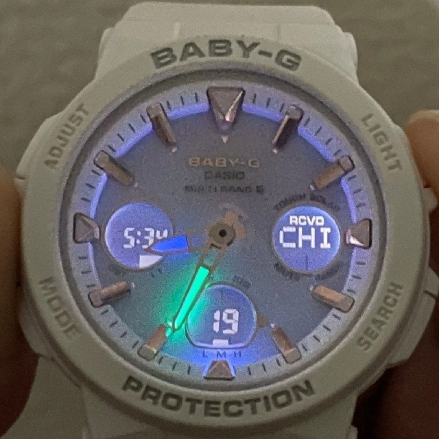 カシオ ベビージー BABY-G CASIO ベイビージー　電波ソーラー レディースのファッション小物(腕時計)の商品写真