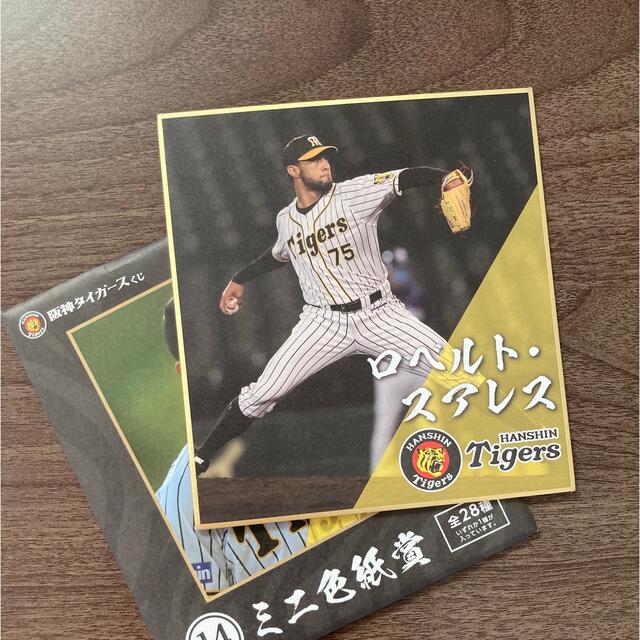 阪神タイガース(ハンシンタイガース)の【新品・未使用】元阪神・現パドレス★スアレス ミニ色紙 スポーツ/アウトドアの野球(応援グッズ)の商品写真
