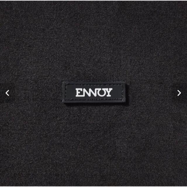 ENNOY エンノイ　Tシャツ　3PACK  BLACK XL【左裾ロゴ】 3