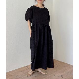 クラネ(CLANE)の未使用✦wee9s  non non iron パフ ワンピース(ブラック)(ロングワンピース/マキシワンピース)