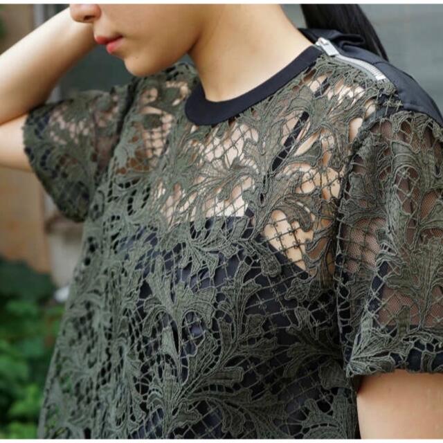 sacai - 【お値下げ不可】sacai Embroidery Lace Pulloverの通販 by ...