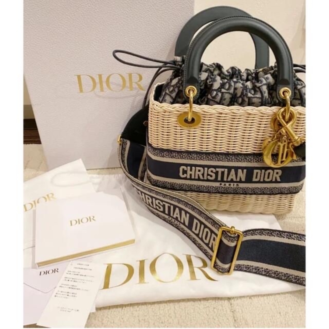 Dior カゴバッグ 美品 ストラップ BAG レア　期間限定お値下げ