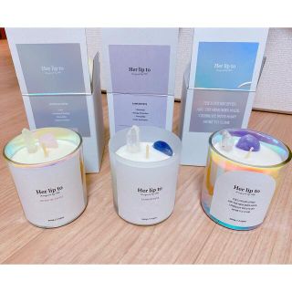 ハーリップトゥ(Her lip to)の新品未使用＊herlipto SELF LOVE CRYSTAL CANDLE(キャンドル)