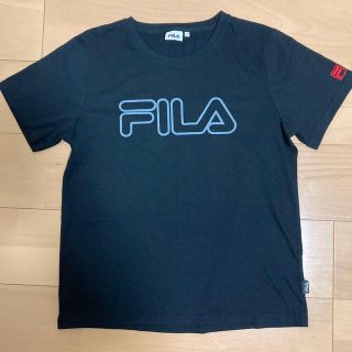 フィラ(FILA)のFILA フィラ Tシャツ ストレッチ 素材 ブラック(Tシャツ(半袖/袖なし))