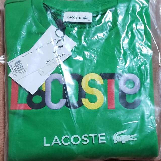 LACOSTE(ラコステ)のLACOSTE ラコステ ロゴステッチスウェットシャツ レディース レディースのトップス(トレーナー/スウェット)の商品写真