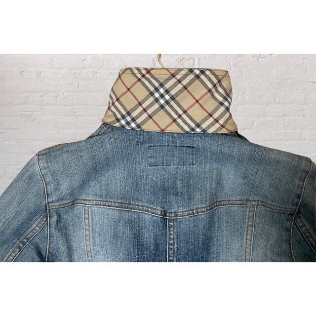 BURBERRY BLUE LABEL(バーバリーブルーレーベル)のBURBERRY BLUE LABEL デニムジャケット Gジャン サイズ38 レディースのジャケット/アウター(Gジャン/デニムジャケット)の商品写真