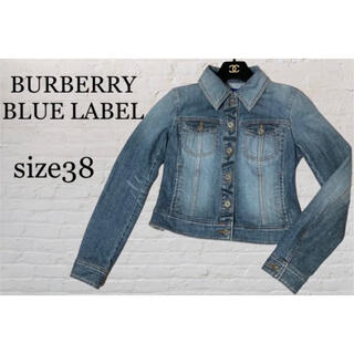 バーバリーブルーレーベル(BURBERRY BLUE LABEL)のBURBERRY BLUE LABEL デニムジャケット Gジャン サイズ38(Gジャン/デニムジャケット)