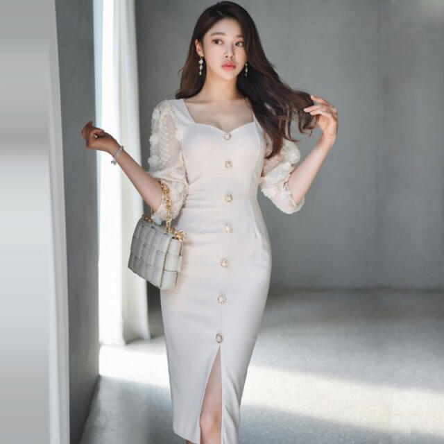 【本日限定セール】andyジャンル♡韓国ファッション ストライプキャバドレス