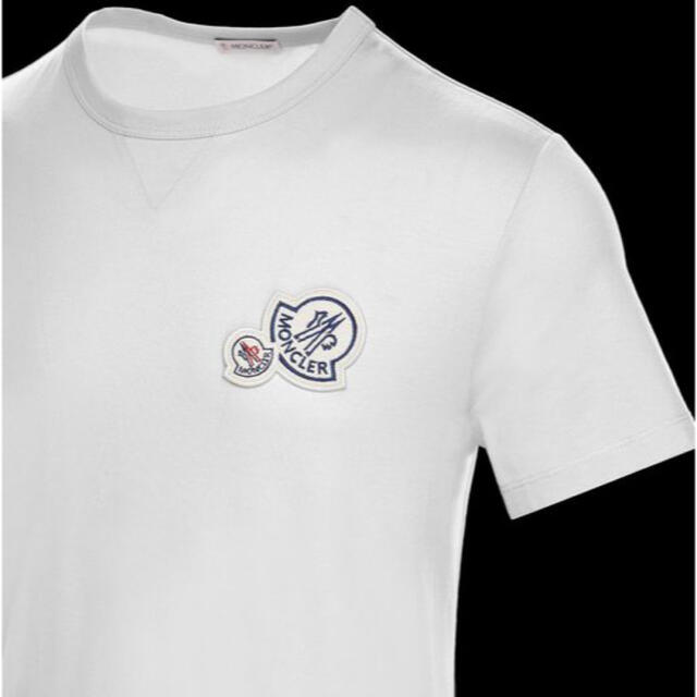 ★定価 42,900円 MONCLER Wワッペン Tシャツ Ｌ　モンクレール