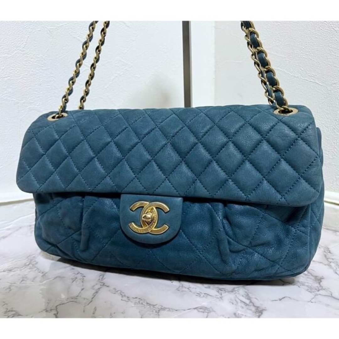 CHANEL - シャネル シングルフラップ ターンロック マトラッセ ...