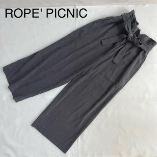 ロペピクニック(Rope' Picnic)のROPE' PICNIC ロペピクニック ウエストリボン付き ワイドパンツ(カジュアルパンツ)