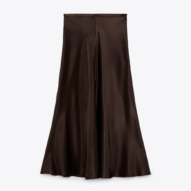 ZARA - 【完売品】ZARA サテン風ミディ丈スカート XSサイズ ZARA - 【完売品】ZARA サテン風ミディ丈スカート XSサイズ