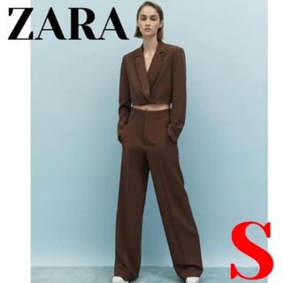 ZARA ショルダーパッド フィット ブレザー Sサイズ-