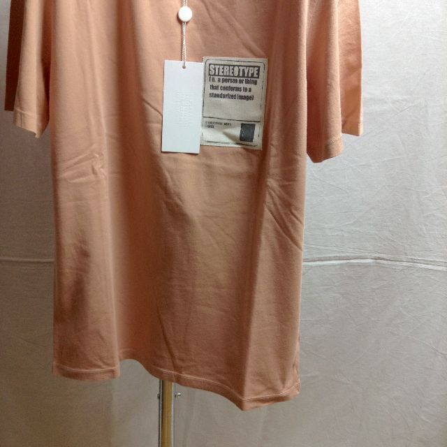 Maison Martin Margiela(マルタンマルジェラ)の新品 46 マルジェラ 18ss ステレオタイプTシャツ ピンク 5417 メンズのトップス(Tシャツ/カットソー(半袖/袖なし))の商品写真