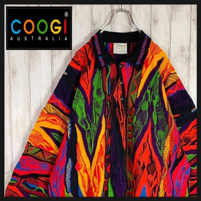 幻の1点モノ】coogi クージー 立体 編込み 3Dニット 即完売モデル