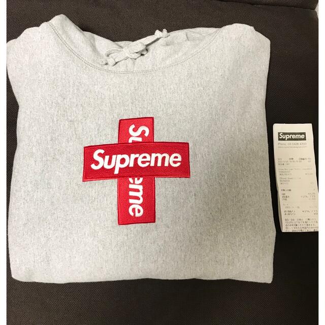 Supreme Cross Box Logo Hooded M 新品