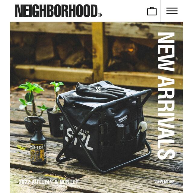 NEIGHBORHOOD SRL FOLDING STOOL BAG