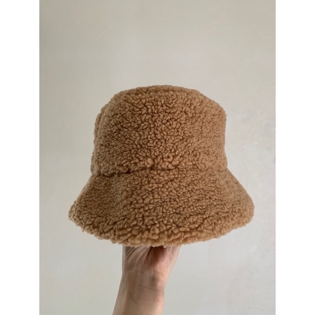 H&M(エイチアンドエム)のh&m🤎ボアバケットハット レディースの帽子(ハット)の商品写真