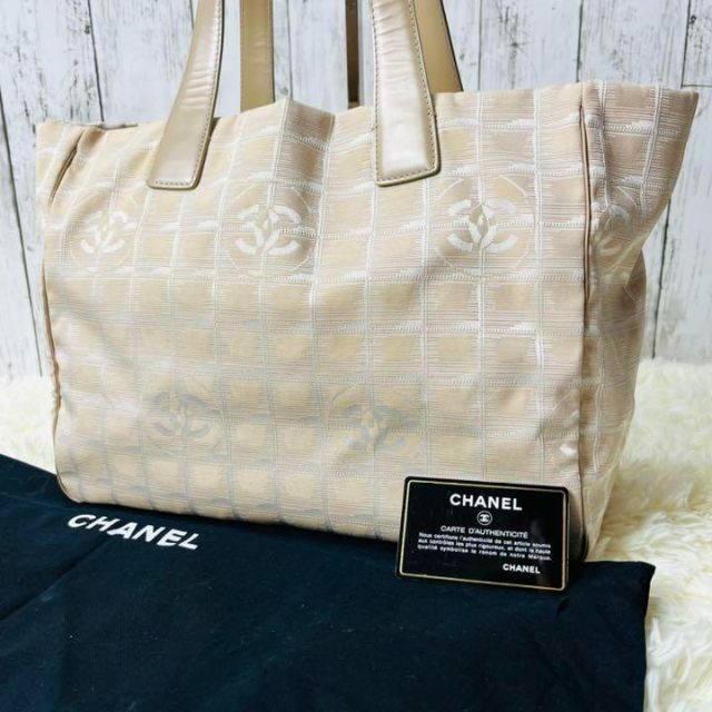 美品・袋有】CHANEL シャネル ヴィンテージ トラベルライン トート