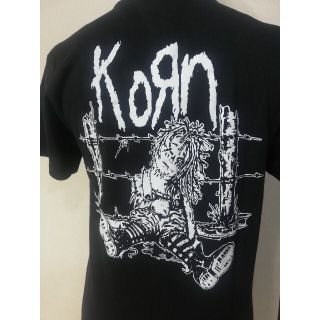 90s korn バンドTシャツ コーン メタル vintage 古着 Mサイズの通販 by