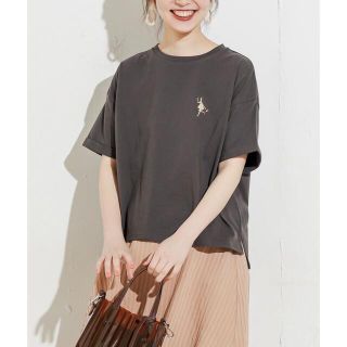 ナチュラルクチュール(natural couture)の【natural couture】女の子の1日刺繍Tシャツ(Tシャツ(半袖/袖なし))