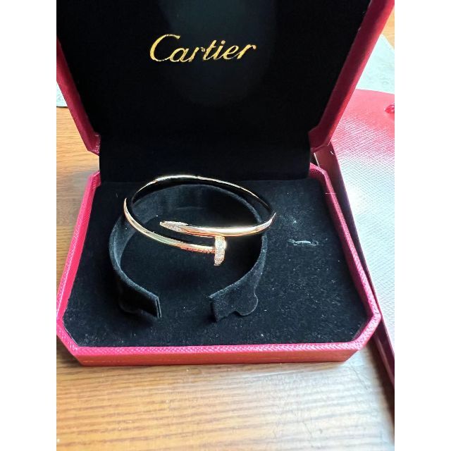 Cartier - カルティエ ジュスト アン クル ブレスレット ダイヤ PG ピンクゴールド16の通販 by Alysia