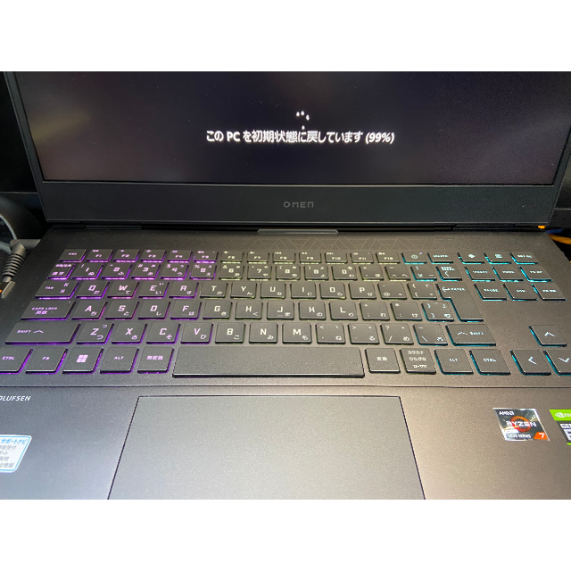 HP(ヒューレットパッカード)のHP OMEN 16 AMD RTX3070 美品 スマホ/家電/カメラのPC/タブレット(ノートPC)の商品写真