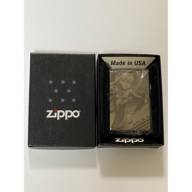 未使用品　zippo エヴァンゲリオン アスカ ラングレー2009年製両面加工品