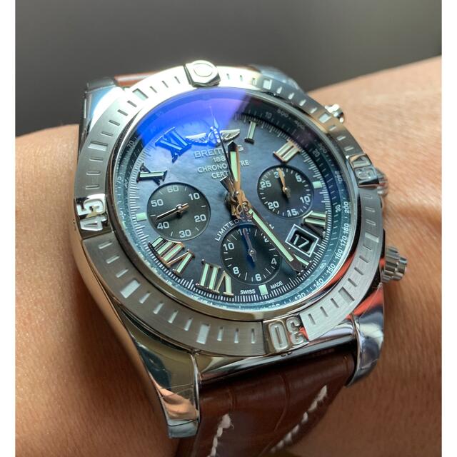 BREITLING(ブライトリング)の【極美品‼️ほぼ未使用】ブライトリング クロノマットJSP MOP ローマン メンズの時計(腕時計(アナログ))の商品写真