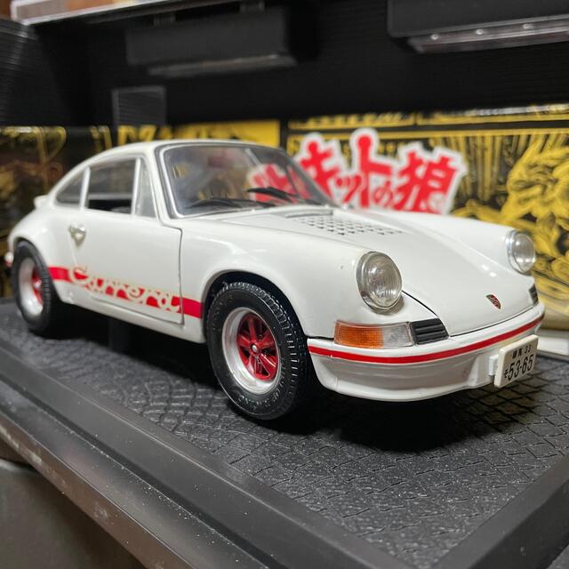 激レア未展示品 京商1/18 サーキットの狼 ポルシェ911カレラ RS '73の ...