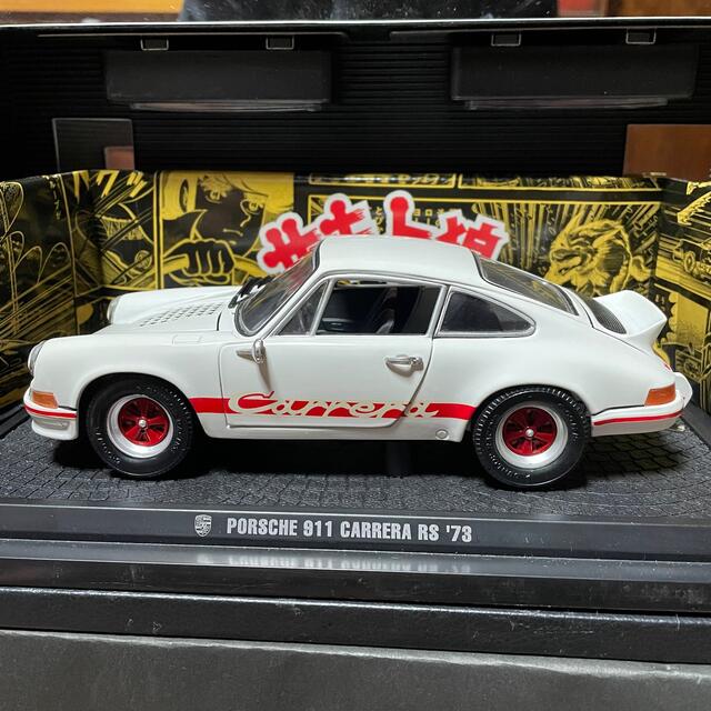 買い大阪 激レア未展示品 京商1/18 サーキットの狼 ポルシェ911カレラ RS 73 ミニカー