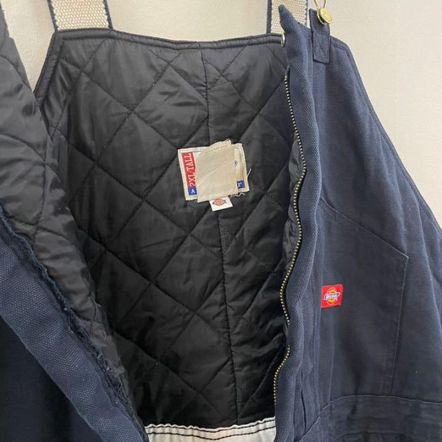 Dickies オーバーオール キルティング ワークウェア ネイビー ビッグ