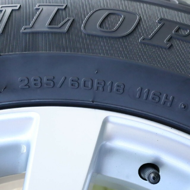 ランドクルーザー200後期 純正タイヤ&ホイール 新車外し品 285/60r18