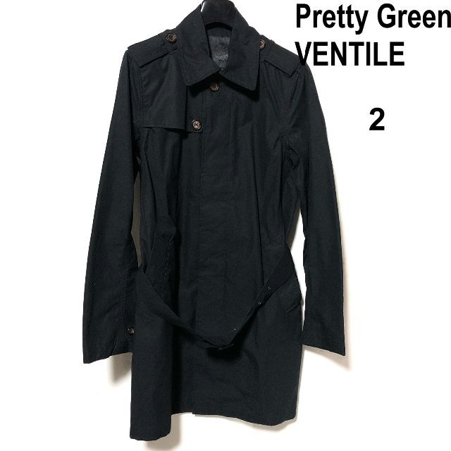 Pretty Green VENTILE トレンチコート 2/プリティーグリーン Pretty Green VENTILE トレンチコート 2/プリティーグリーン