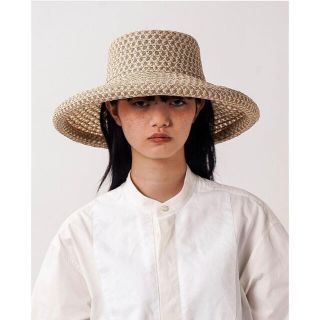 トゥデイフル(TODAYFUL)の未使用美品【La Maison de Lyllis KOMOREBI】ベージュ(麦わら帽子/ストローハット)