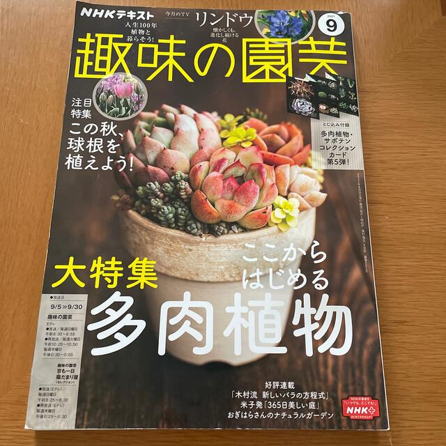 NHK 趣味の園芸 2021年 09月号 エンタメ/ホビーの雑誌(その他)の商品写真