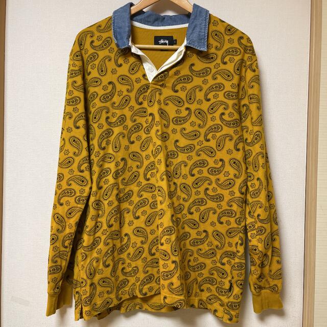 STUSSY(ステューシー)のステューシー　ペイズリー柄　ポロシャツ メンズのトップス(ポロシャツ)の商品写真