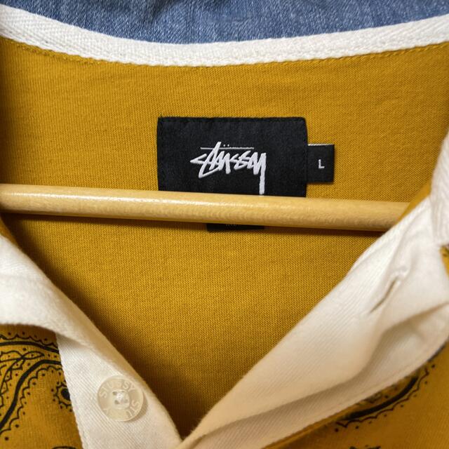 STUSSY(ステューシー)のステューシー　ペイズリー柄　ポロシャツ メンズのトップス(ポロシャツ)の商品写真