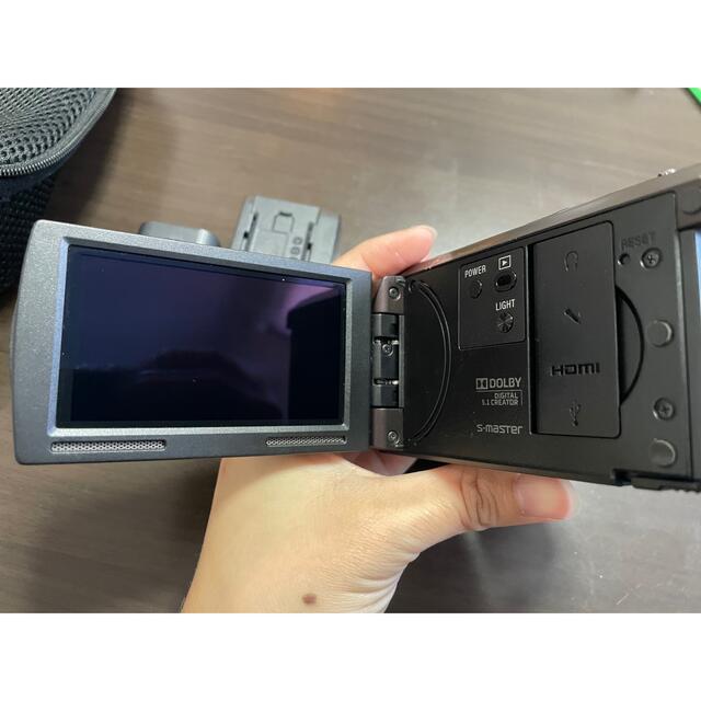 SONY - SONY デジタルHDビデオカメラ HDR-CX590V ボルドーブラウンの