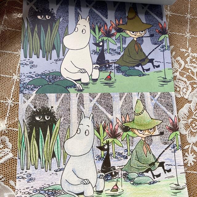 ＭＯＯＭＩＮ癒しの塗り絵ＰＯＳＴＣＡＲＤ　ＢＯＯＫ　ムーミン谷の春夏秋冬 エンタメ/ホビーの本(趣味/スポーツ/実用)の商品写真