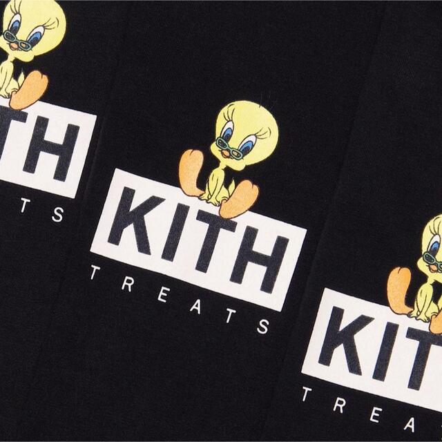 黒 S KITH treats Tweety キス ロングTシャツ