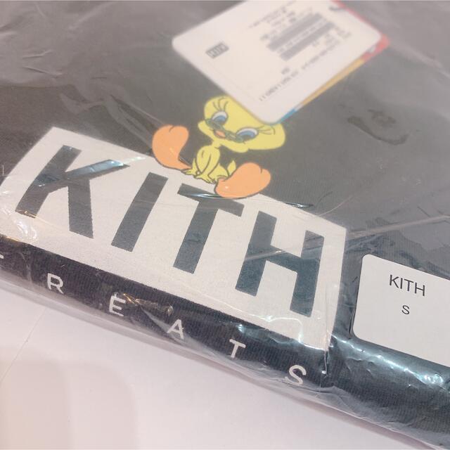黒 S KITH treats Tweety キス ロングTシャツ